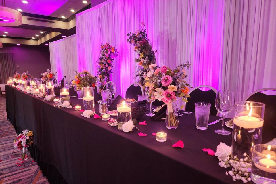 From ceremony to head table