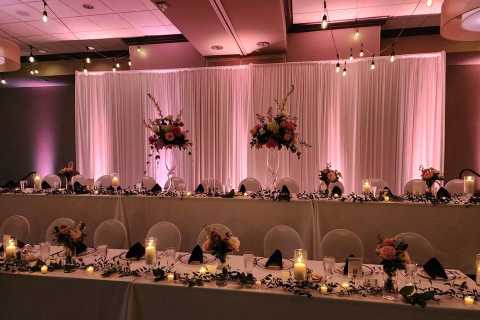 Two-tier head table