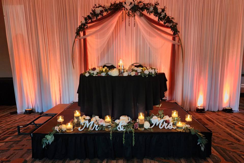 Sweetheart table