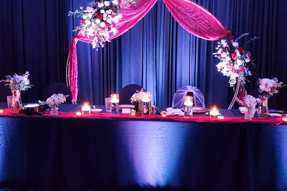 Moody head table