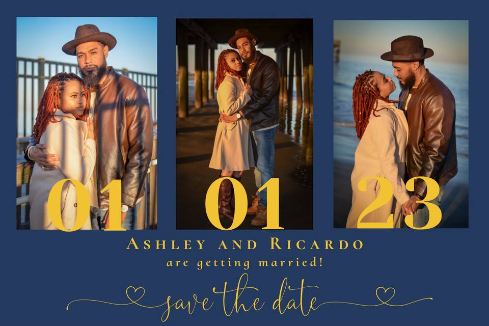 Save-the-date card