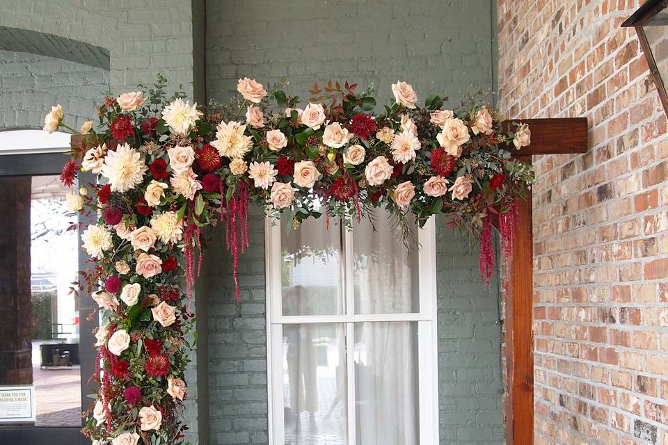 Floral Arbor Installation