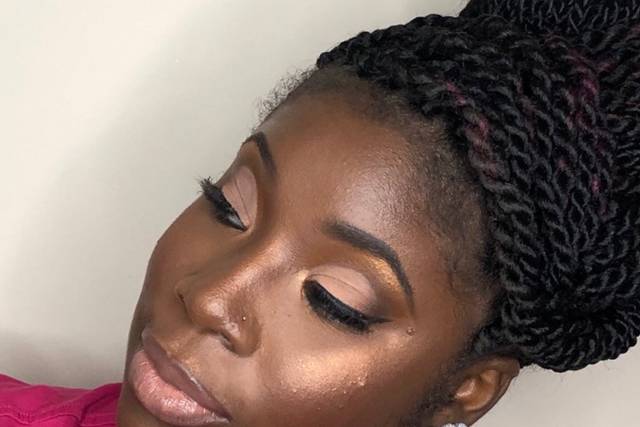 Dewy face