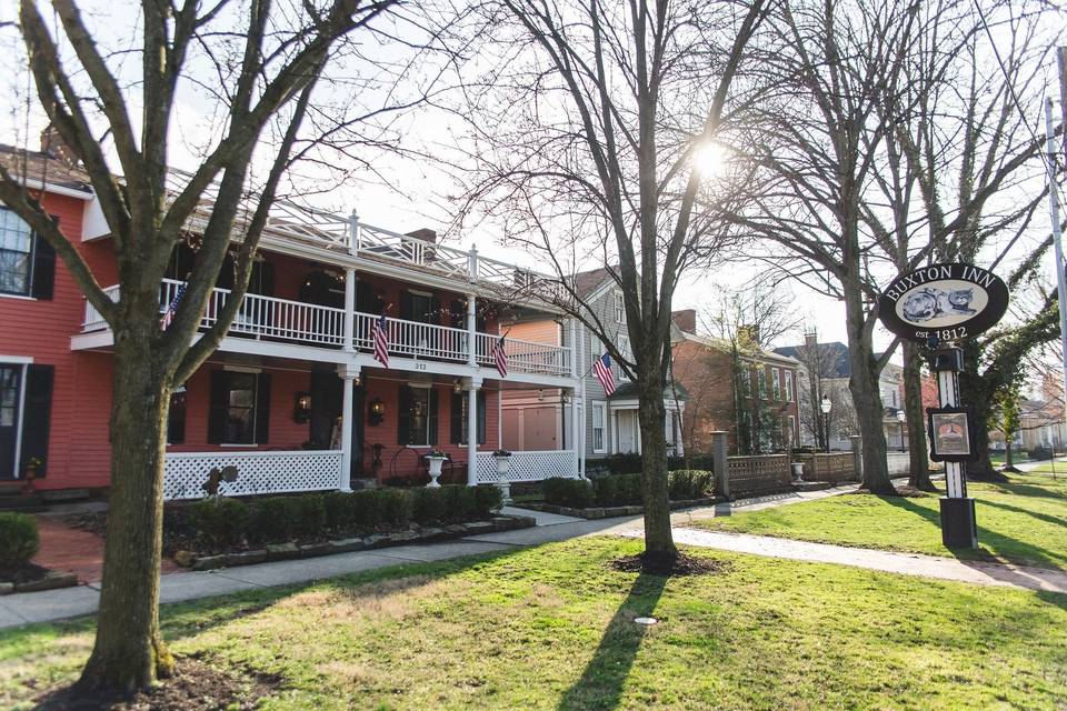 Exterior view of The Buxton Inn