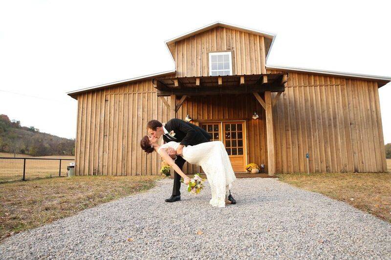 Newlyweds kiss