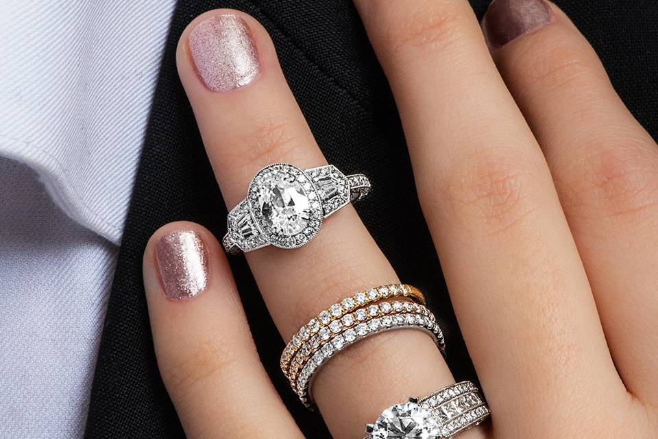 Beautiful diamond rings