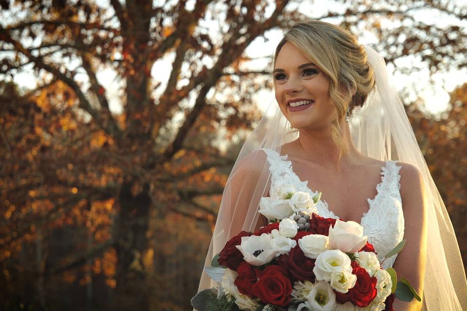 Bride in Fall