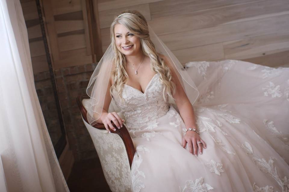 Bride on a Couch