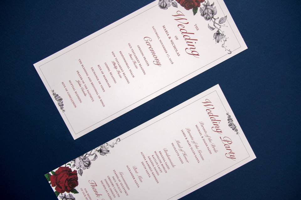 Wedding Programs