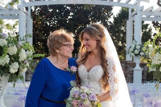 Bride and her mother