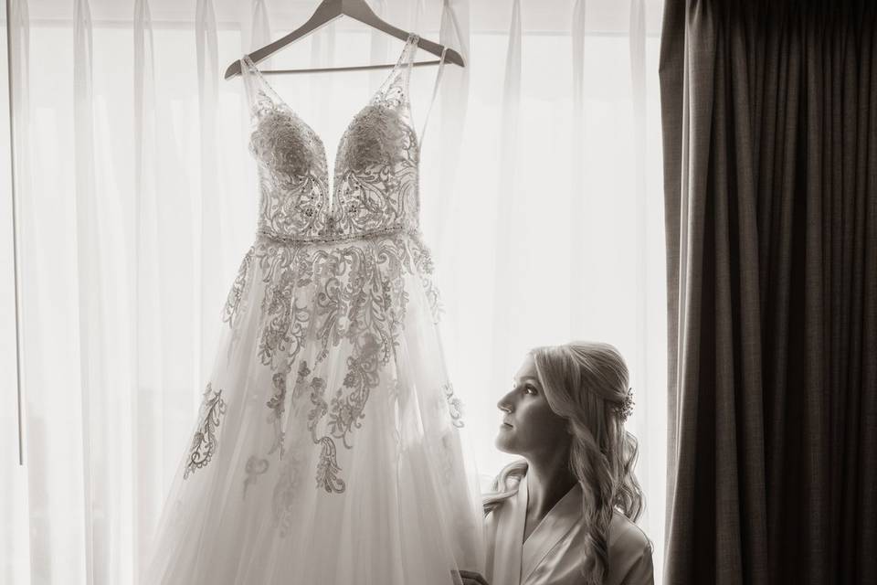 Boston Wedding Dress and Bride