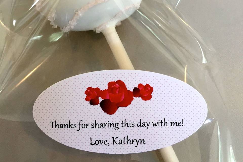 Cake Pop Party Favor