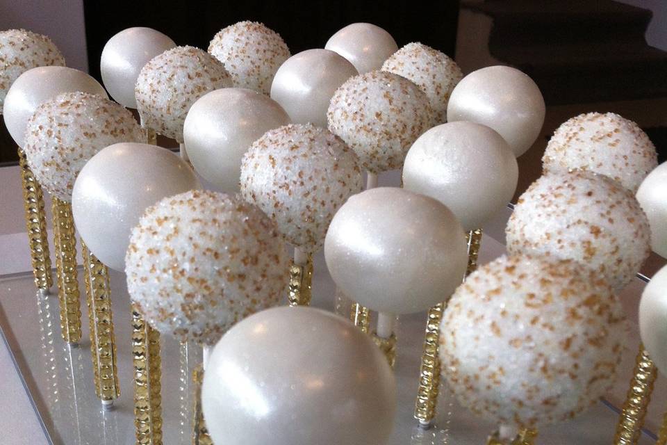 Gold Cake Pops