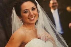 Genuine smile of the bride
