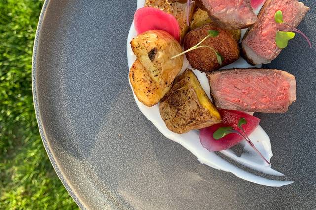 Rustic steak