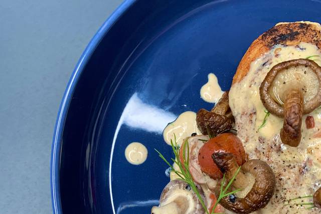 Wild mushroom chicken