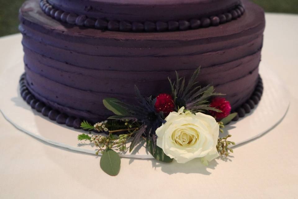 Smooth Buttercream with Flower