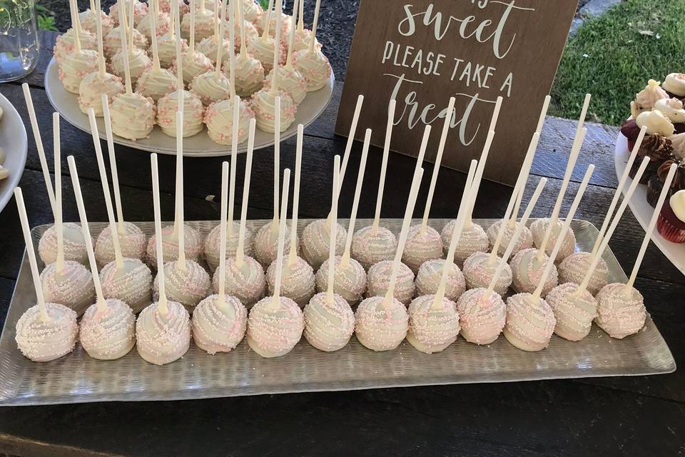 Wedding Cake Pops