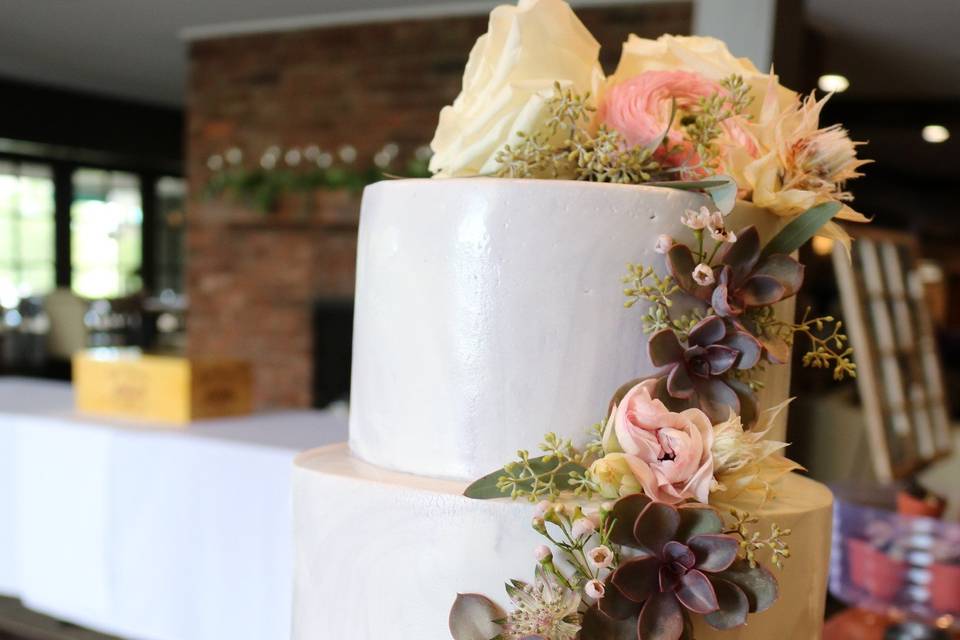 Floral Wedding Cake