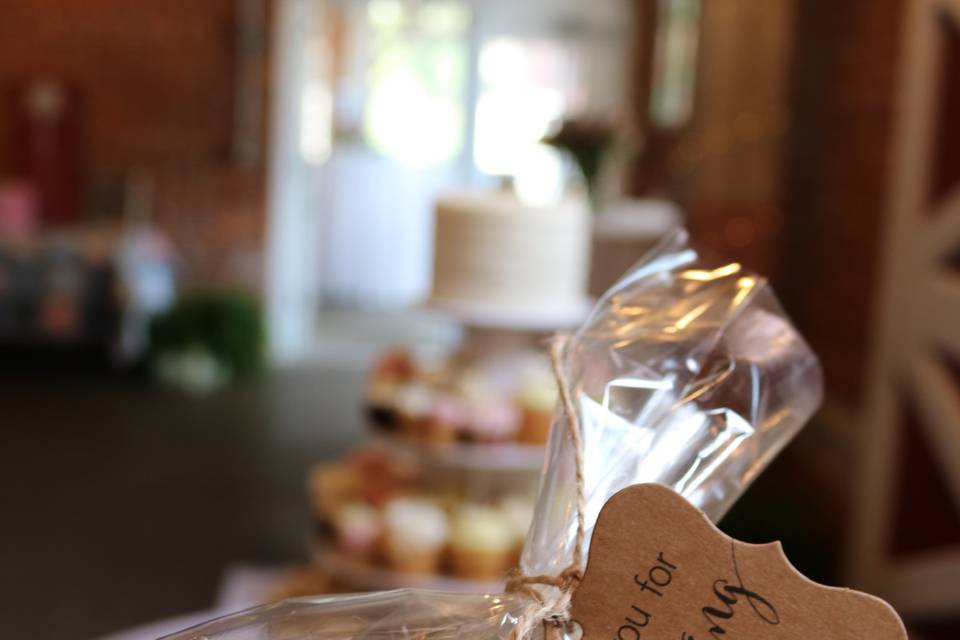 Wedding Favor Cupcake in a Jar