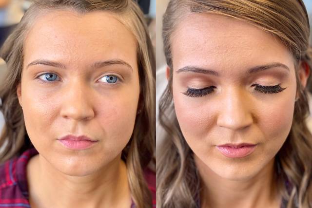 Trial-run bridal look