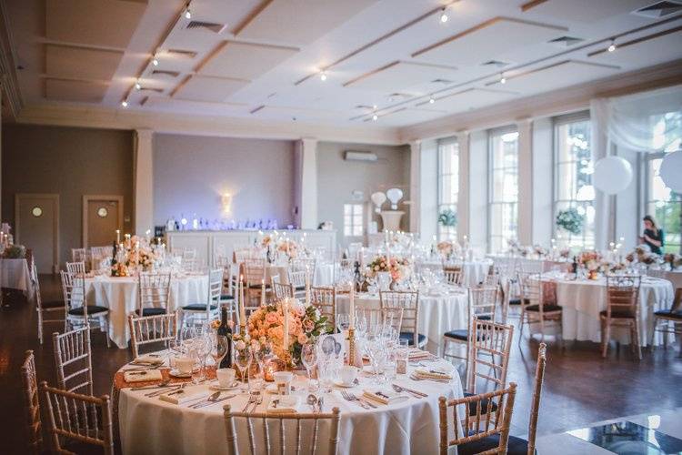 Peach & Gold Reception