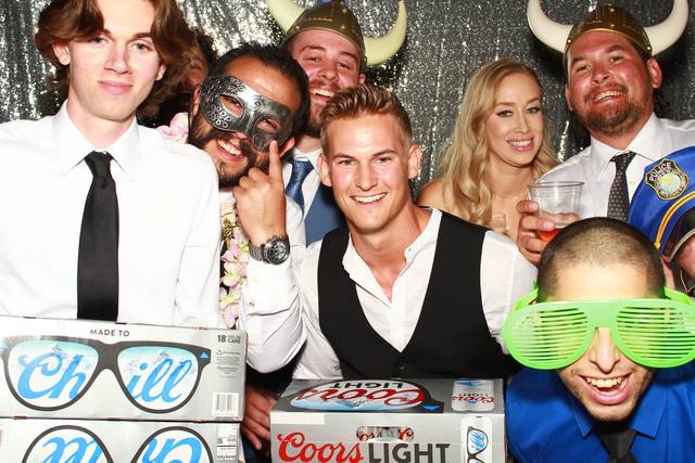 Partying in the photobooth