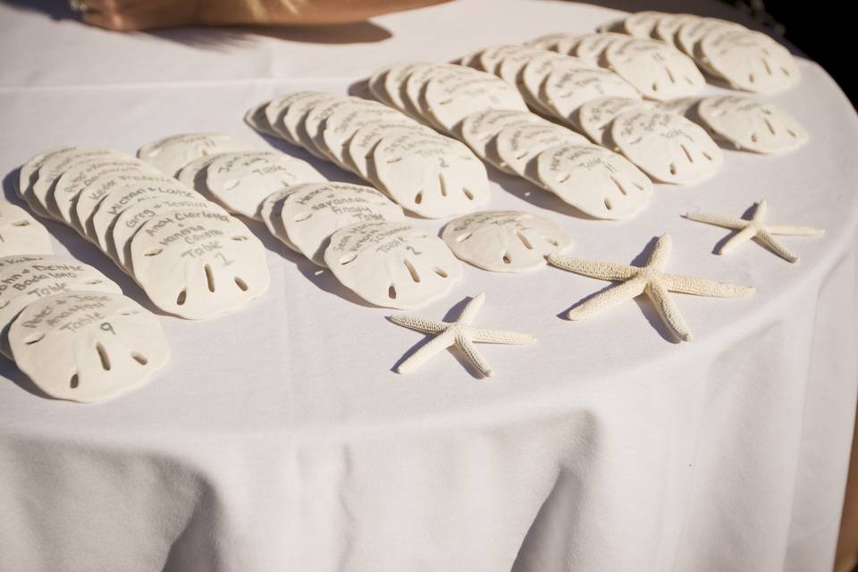 Unique escort cards!