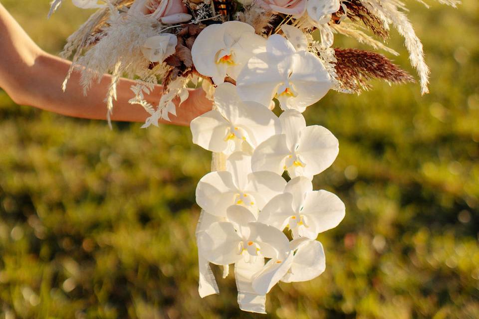 Boho bridal bouquet
