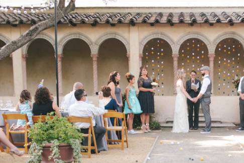 Beautiful ceremony setup