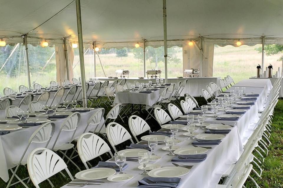 Tented Outdoor Dining