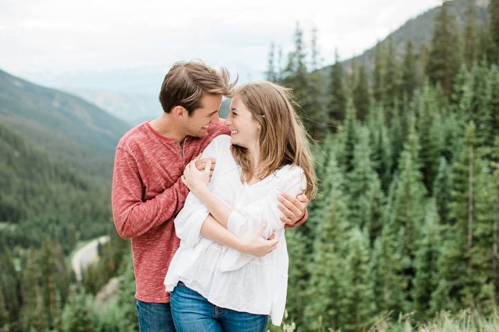 Mountaintop Engagement Session