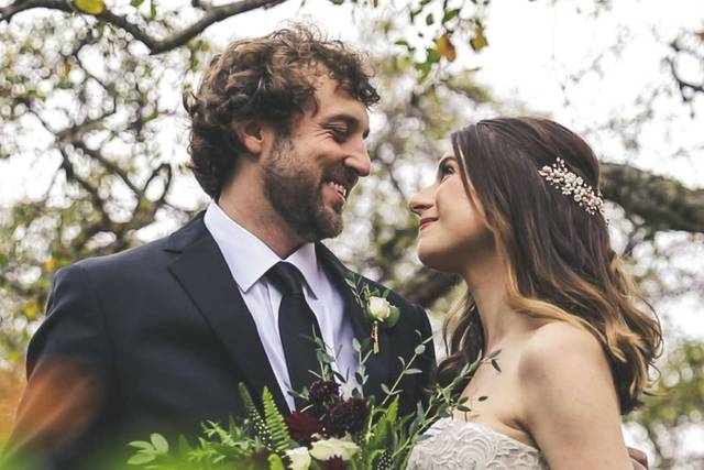 The happy couple