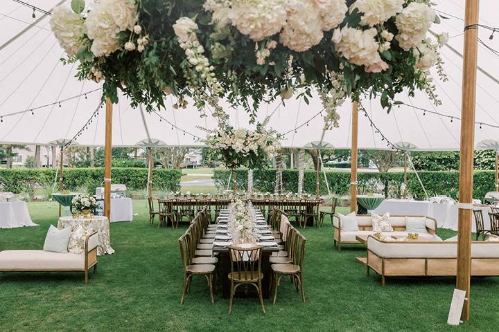 Inside Tented Reception