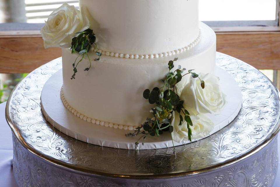 Beautifully decorated cake