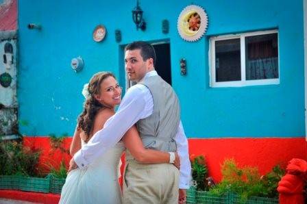 The newlyweds