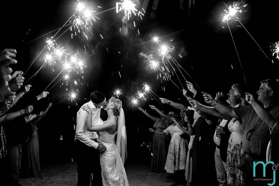 Sparkler sendoff