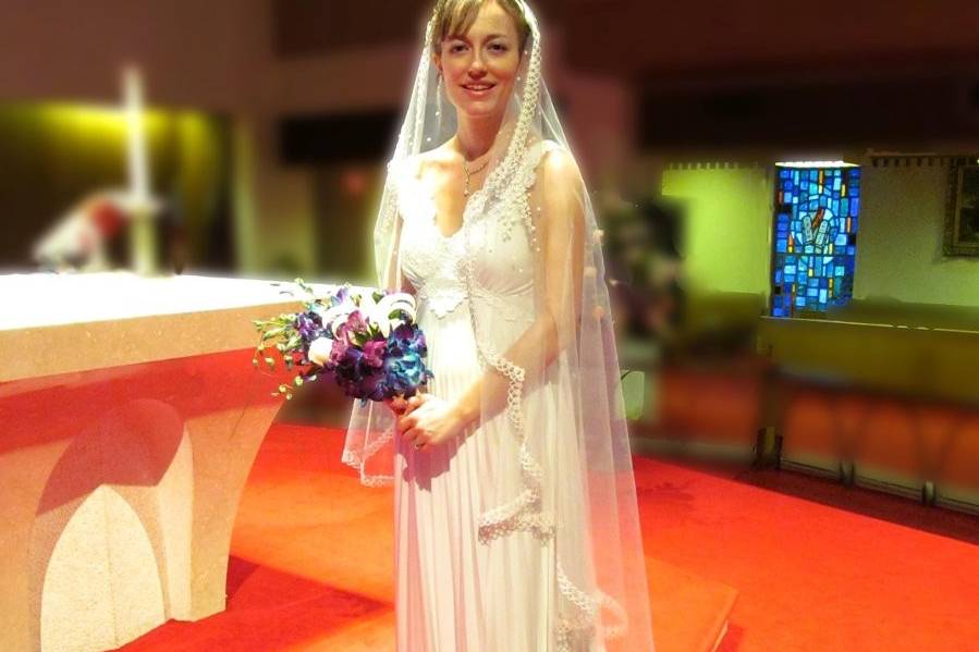 Bride in the church