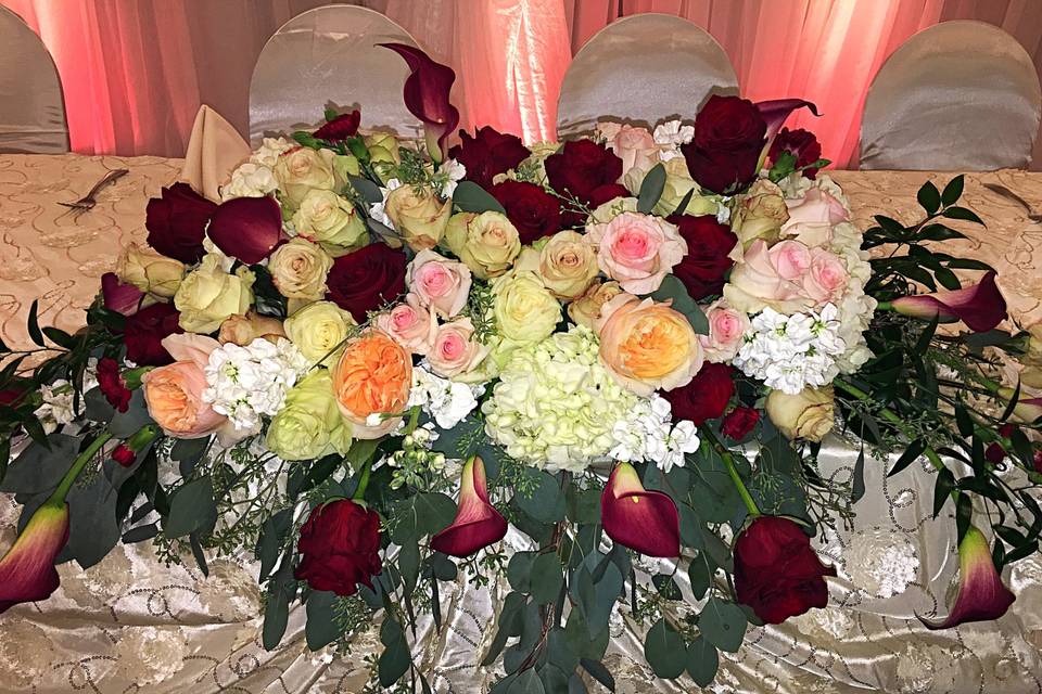 Wedding flower arrangements