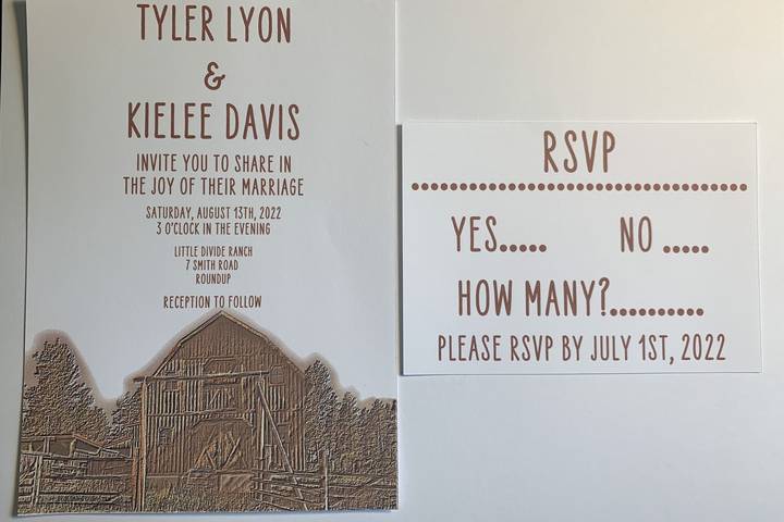 Barn invitation