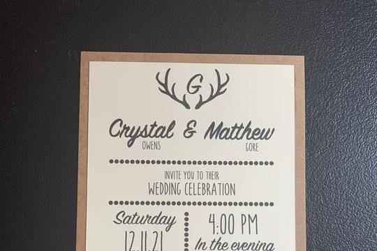 Rustic RSVP