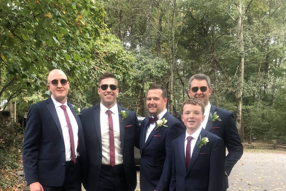 Jacob Harper and Groomsmen