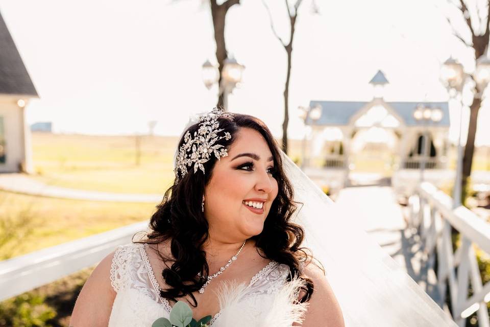 Bride with a bouquet