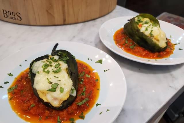 Vegetarian Stuffed Poblano