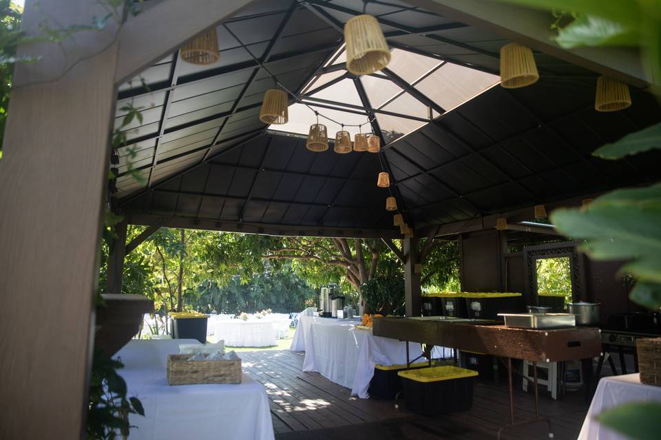 Gazebo mostly used for food