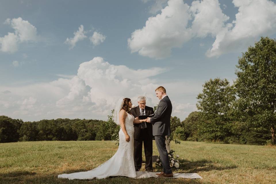 Outdoor ceremony