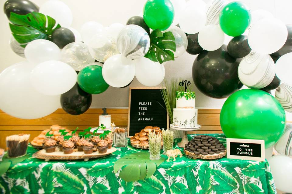 Jungle Themed 1st Birthday