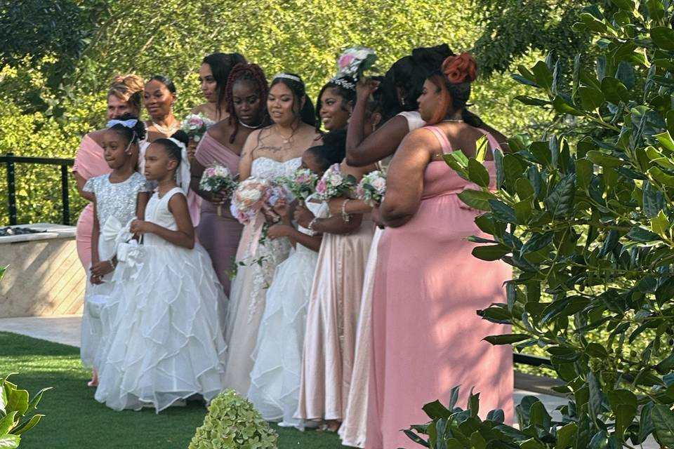 The wedding party