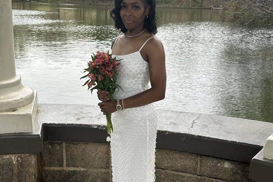 Bride at elopement