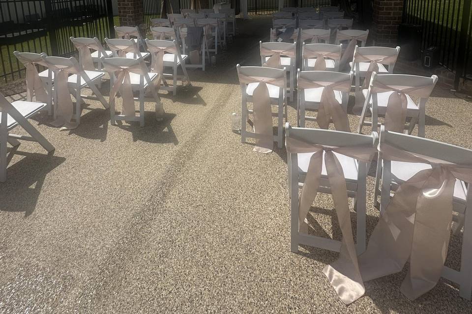 Pavilion wedding